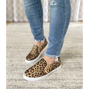 Pierre Dumas Comfort Foam Leapord Print Size 6